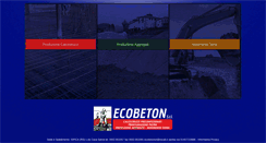 Desktop Screenshot of ecobetonsrl.com