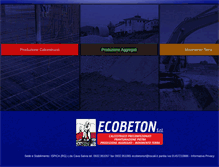 Tablet Screenshot of ecobetonsrl.com